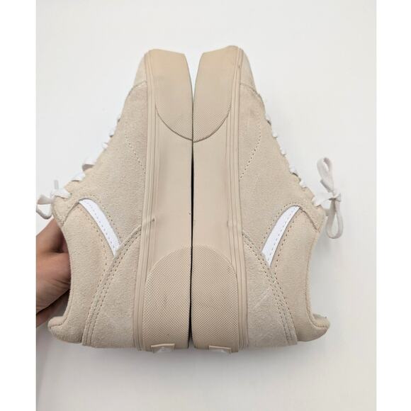 Vans Seldan Platform Sneaker Shoes Round Toe Women's Beige Suede Size US8 EU38.5 - Picture 7 of 13